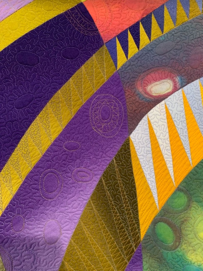 "Midnight Fantasy #10" by Caryl Bryer Fallert-Gentry - Detail